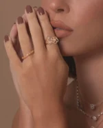 Anel Trio Buquê Rose - Imagem 3
