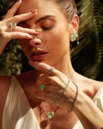 Anel Esmeralda Colombiana M - Imagem 2