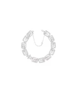 Pulseira Riviera Cristal Retangular e Brilhantes