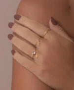 Anel Divininho Unique Com Diamantes - Imagem 2
