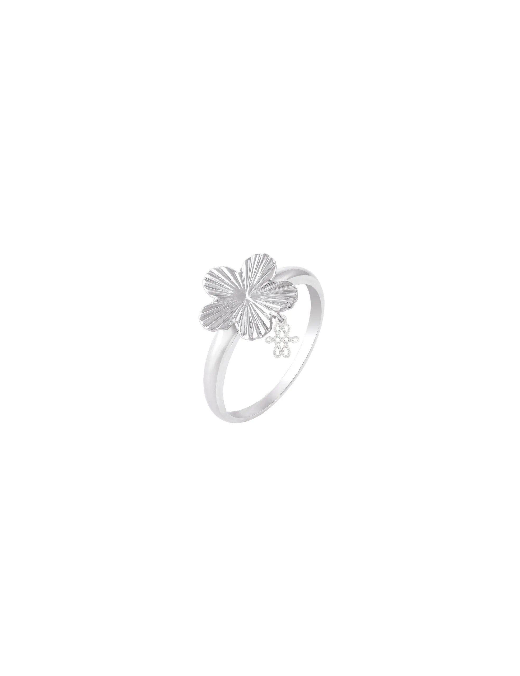 Anel Mauve G Ouro Branco Anel Mauve Ouro Branco G - Imagem 1