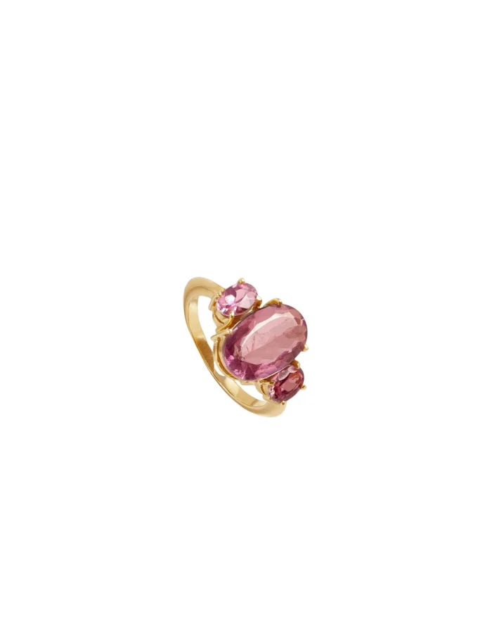 Anel Propósito Turmalina Rosa