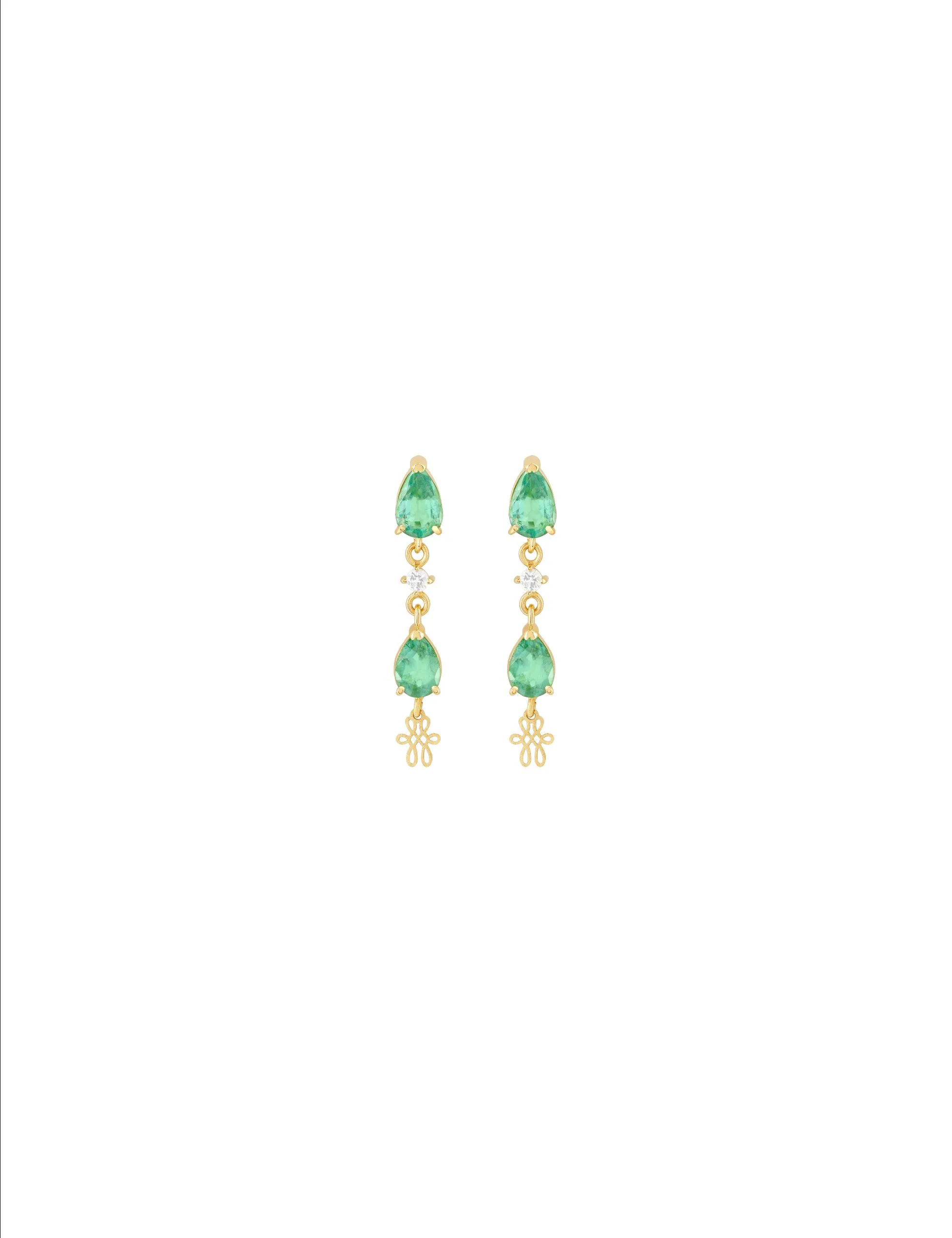 Brinco Doce Esmeralda M Still Brinco Doce Esmeraldas M - Imagem 1