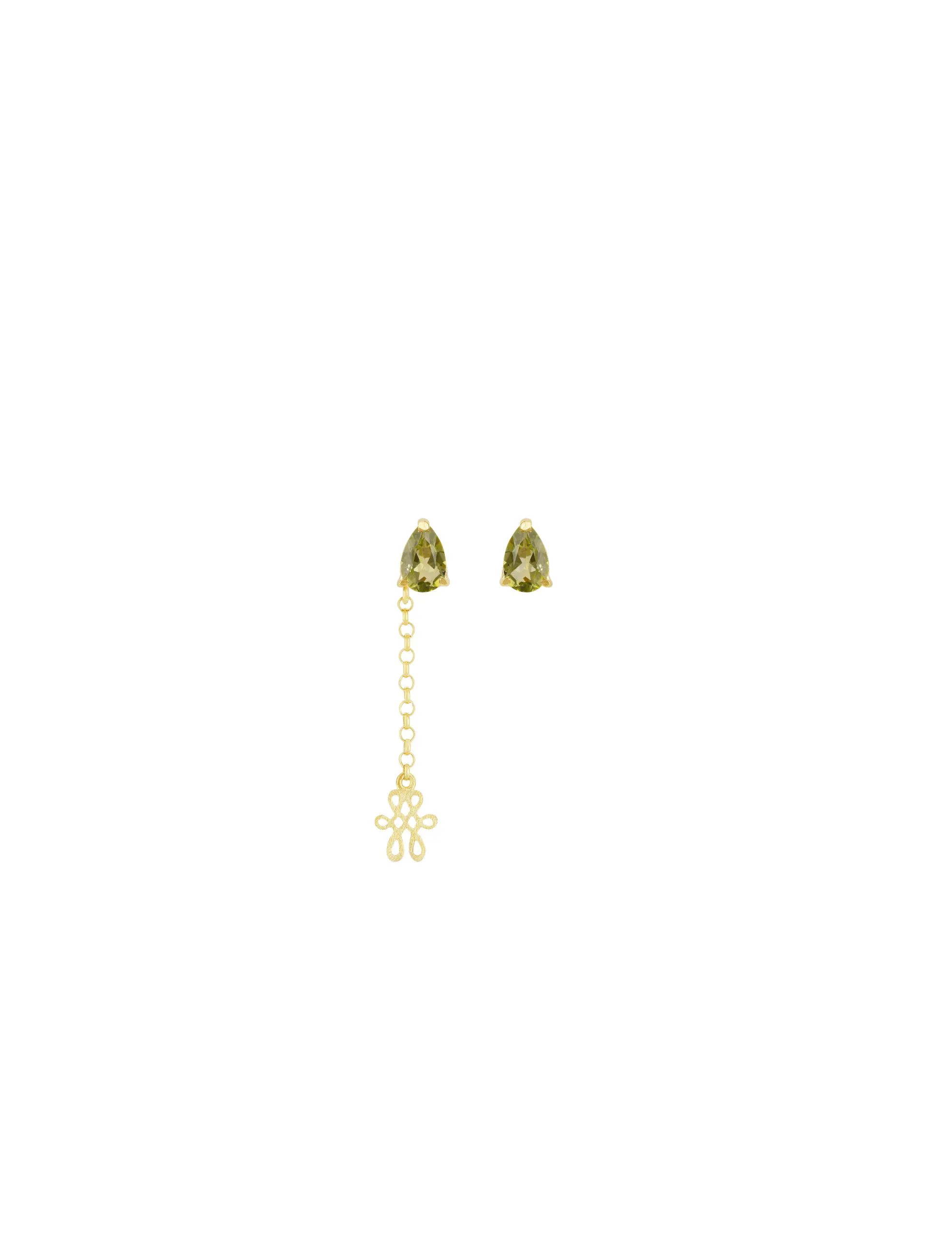 Brinco Gioia Peridoto Still Brinco Solitário Gioia Peridoto - Imagem 1