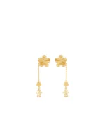 Brinco Mauve Ouro Amarelo G