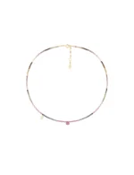 Colar Capri Ipanema Rosa 38cm - Imagem 2