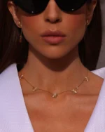 Colar Mauve Ouro Rose 40cm - Imagem 2