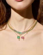 Colar Pétala Turmalina Rosa P - Imagem 3