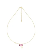 Colar Pétala Turmalina Rosa P - Imagem 4
