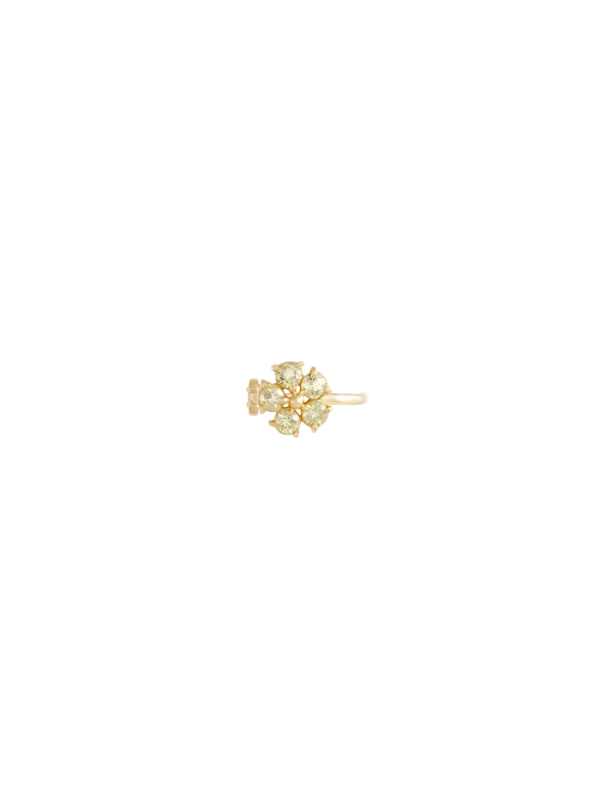 Piercing Flor Lis M Peridoto Still Piercing Flor Lis Peridoto M - Imagem 1