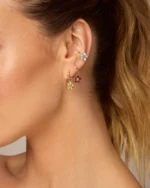 Piercing Flor Lis Topázio Azul M - Imagem 2