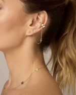 Piercing Três Borboletas e Corrente Direito - Imagem 2