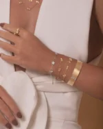 Pulseira Mauve Ouro Branco G - Imagem 2