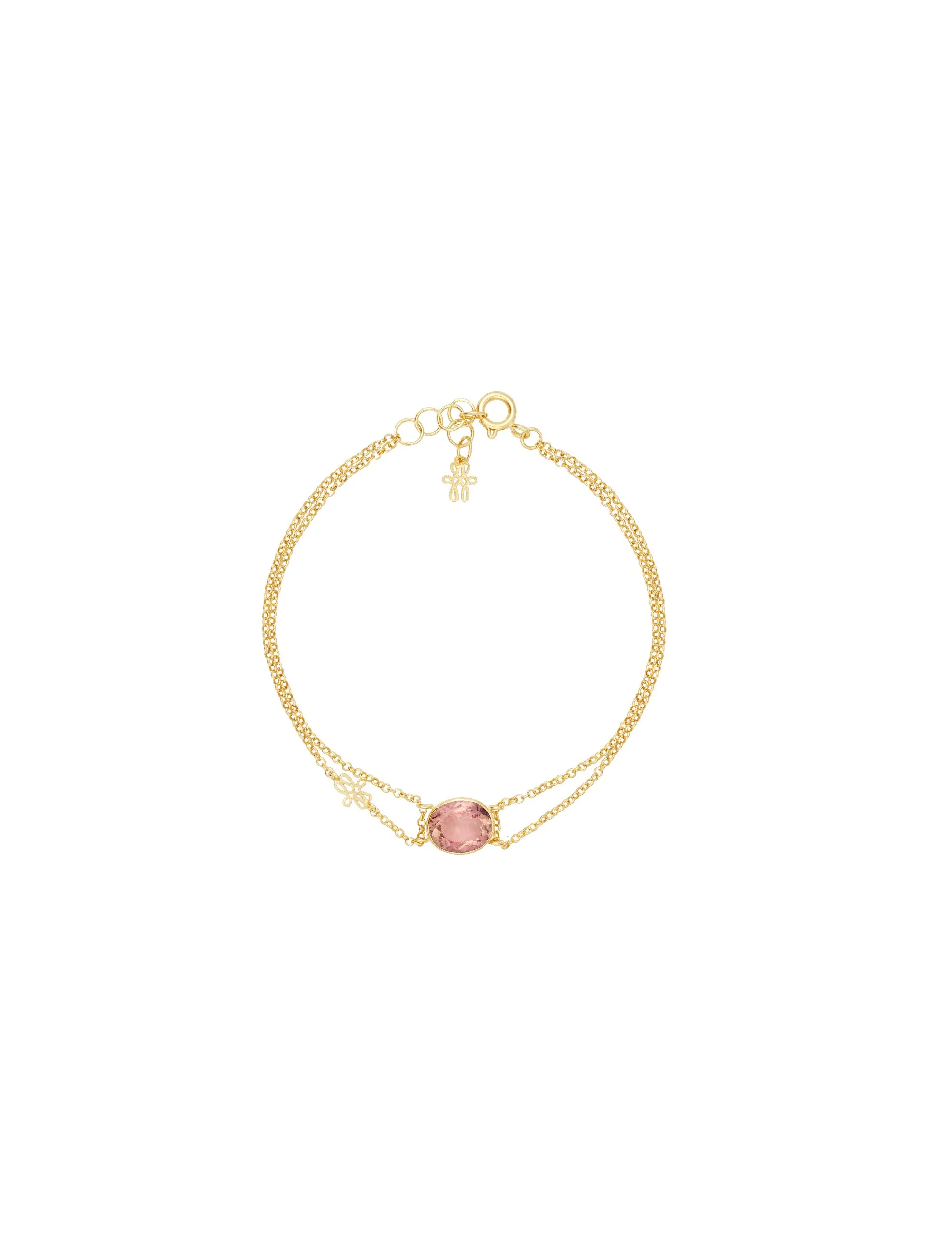 Pulseira Pétala Still Pulseira Pétala Turmalina Rosa - Imagem 1