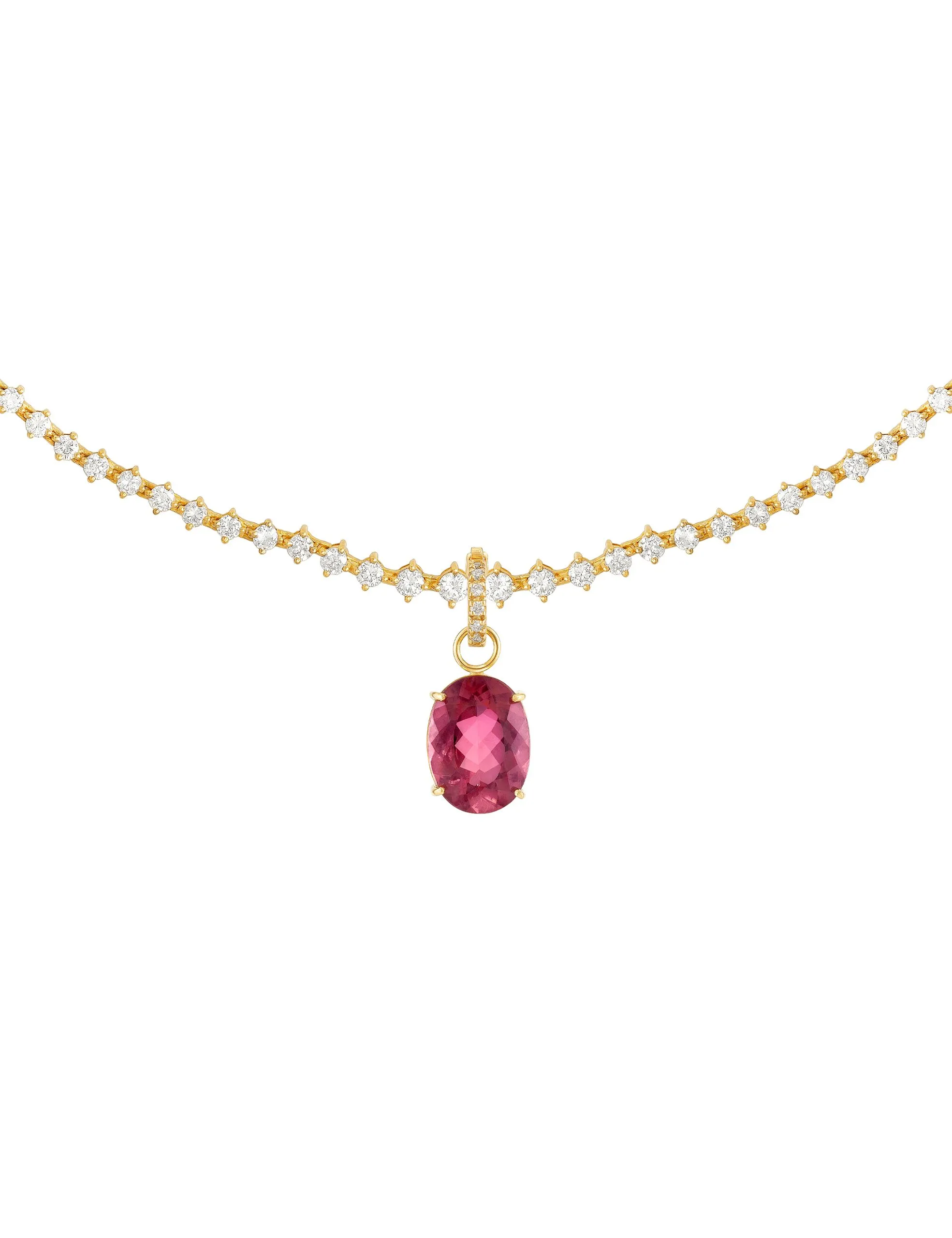 Turmalina Rosa Oval P Still Pingente Turmalina Rosa Oval P - Imagem 1